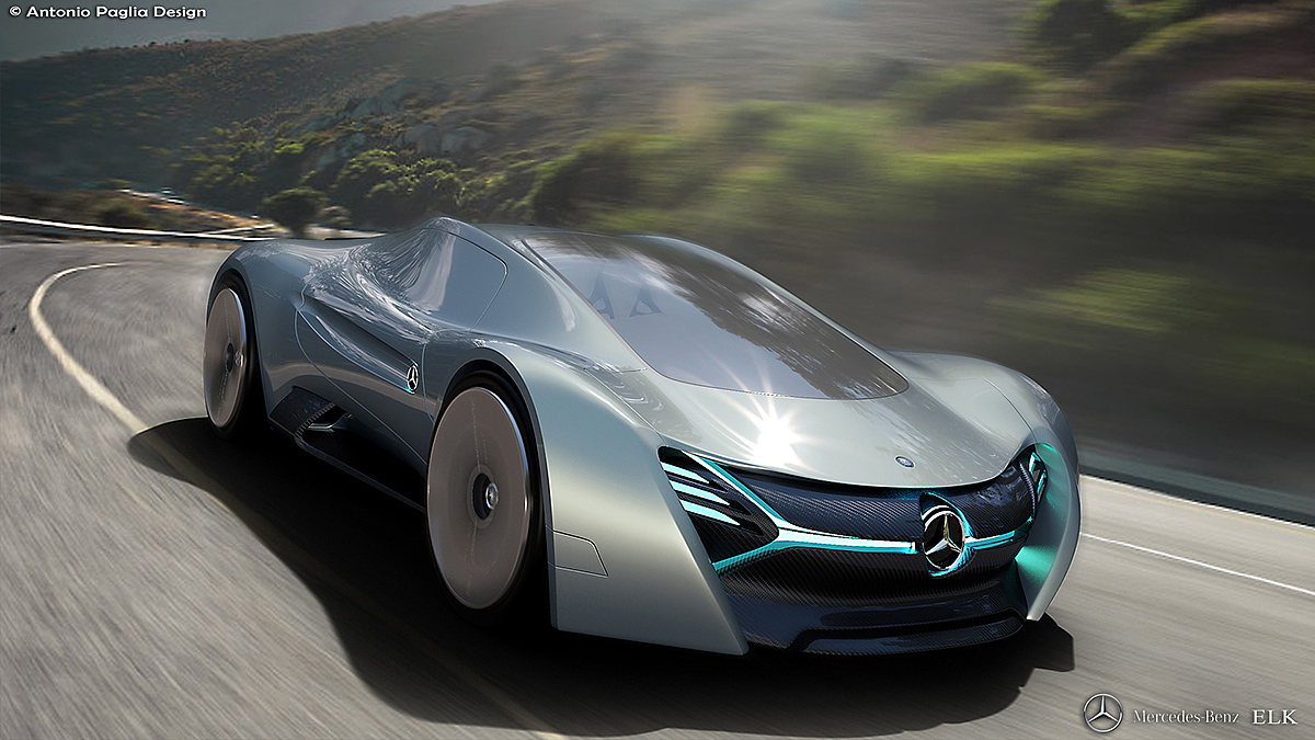 Elk，Benz，Elk electric vehicle，conceptual design，